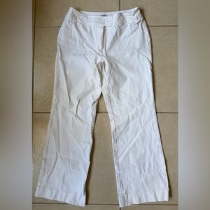 Chicos Jeans Womens 0 US 4 Short White Slimming Stretch